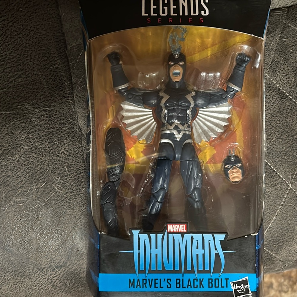 NWT LEGENDS SERIES MARVEL INHUMANS BLACK BOLT. Still sealed never opened.